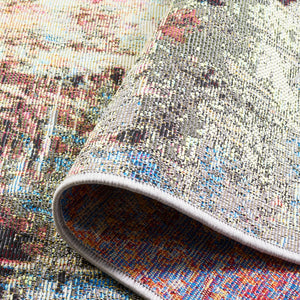 Safavieh Barbados 544 Power Loomed Indoor / Outdoor Rug Green Ivory / Black Rust BAR544Y-9