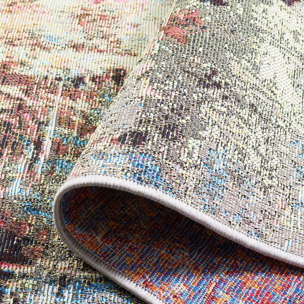 Safavieh Barbados 544 Power Loomed Indoor / Outdoor Rug Green Ivory / Black Rust BAR544Y-9