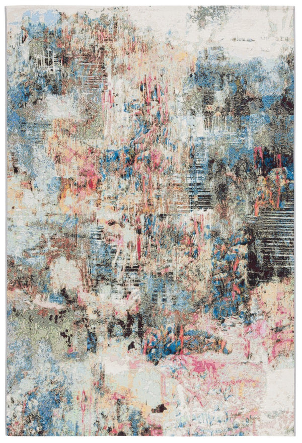 Safavieh Barbados 544 Power Loomed Indoor / Outdoor Rug Green Ivory / Black Rust BAR544Y-9