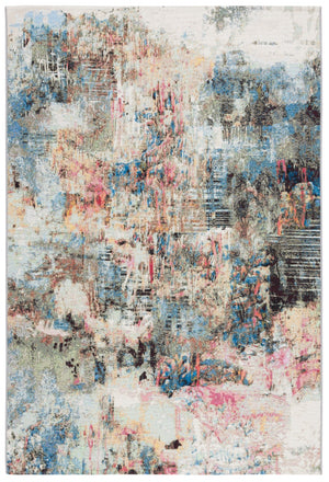 Safavieh Barbados 544 Power Loomed Indoor / Outdoor Rug Green Ivory / Black Rust BAR544Y-5