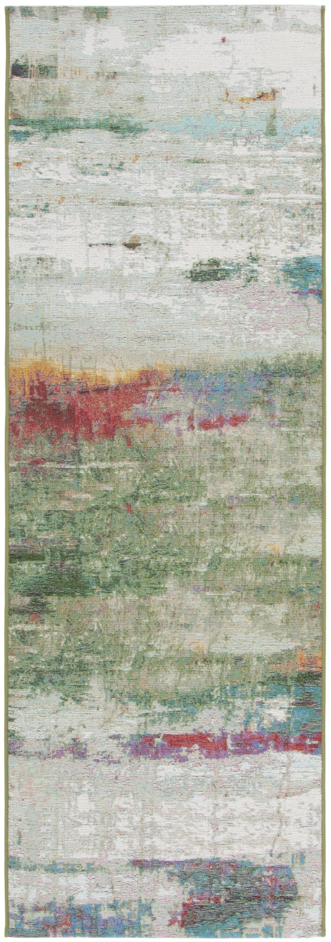 Safavieh Barbados 545 Power Loomed Indoor / Outdoor Rug Green / Blue Purple BAR545Y-28