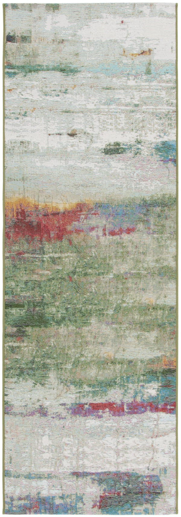 Safavieh Barbados 545 Power Loomed Indoor / Outdoor Rug Green / Blue Purple BAR545Y-28