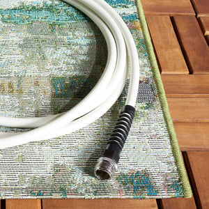 Safavieh Barbados 545 Power Loomed Indoor / Outdoor Rug Green / Blue Purple BAR545Y-5