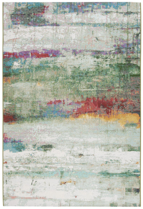 Safavieh Barbados 545 Power Loomed Indoor / Outdoor Rug Green / Blue Purple BAR545Y-9