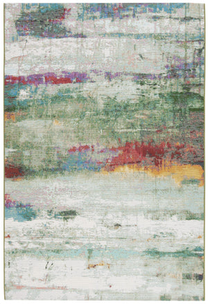 Safavieh Barbados 545 Power Loomed Indoor / Outdoor Rug Green / Blue Purple BAR545Y-5