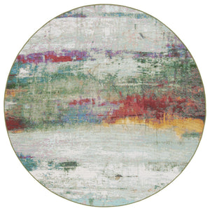 Safavieh Barbados 545 Power Loomed Indoor / Outdoor Rug Green / Blue Purple BAR545Y-7R