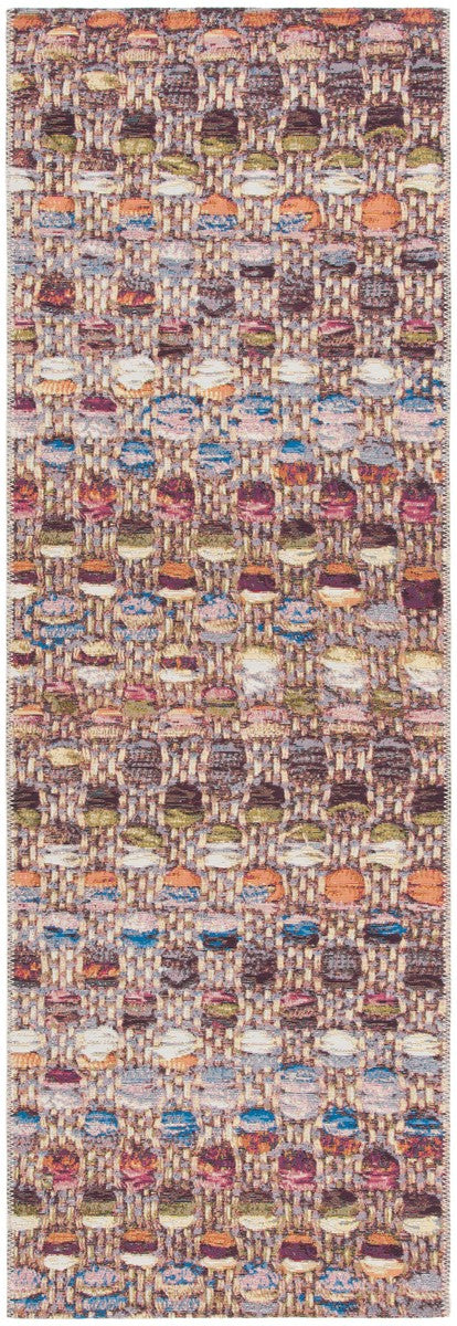Safavieh Barbados 546 Power Loomed Indoor / Outdoor Rug Purple / Green Rust BAR546V-9