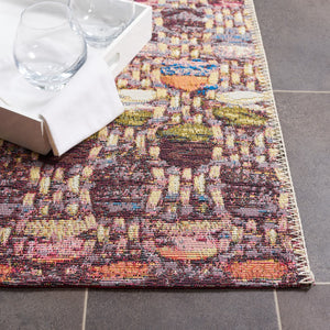 Safavieh Barbados 546 Power Loomed Indoor / Outdoor Rug Purple / Green Rust BAR546V-5