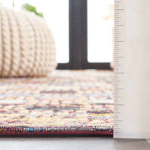 Safavieh Barbados 546 Power Loomed Indoor / Outdoor Rug Purple / Green Rust BAR546V-5