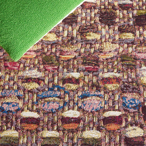 Safavieh Barbados 546 Power Loomed Indoor / Outdoor Rug Purple / Green Rust BAR546V-9
