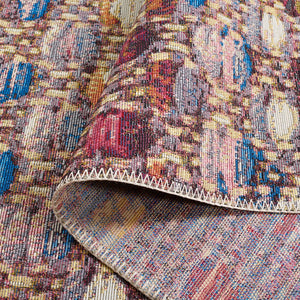 Safavieh Barbados 546 Power Loomed Indoor / Outdoor Rug Purple / Green Rust BAR546V-5