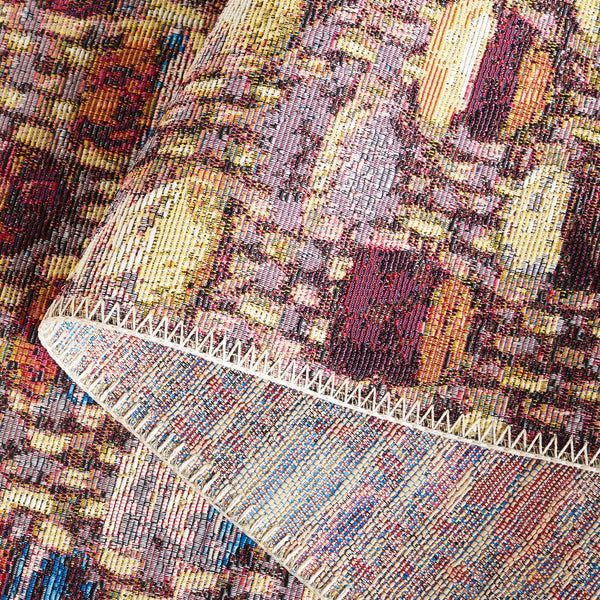 Safavieh Barbados 546 Power Loomed Indoor / Outdoor Rug Purple / Green Rust BAR546V-9