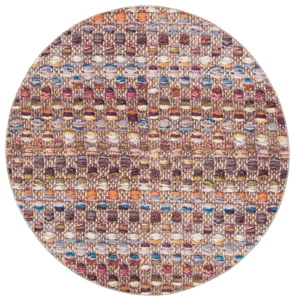 Safavieh Barbados 546 Power Loomed Indoor / Outdoor Rug Purple / Green Rust BAR546V-7R