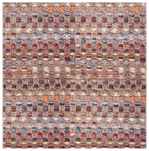 Safavieh Barbados 546 Power Loomed Indoor / Outdoor Rug Purple / Green Rust BAR546V-7SQ