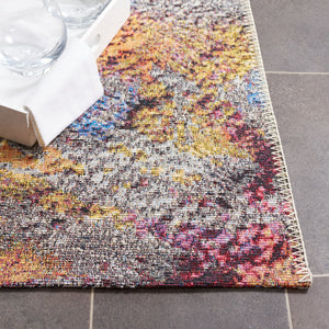 Safavieh Barbados 547 Power Loomed Indoor / Outdoor Rug Grey Purple / Blue Gold BAR547F-9