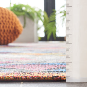 Safavieh Barbados 547 Power Loomed Indoor / Outdoor Rug Grey Purple / Blue Gold BAR547F-5