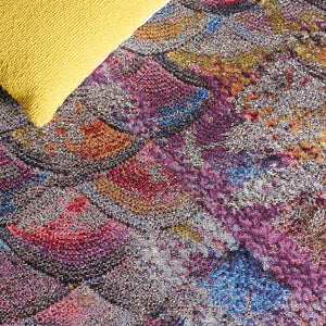 Safavieh Barbados 547 Power Loomed Indoor / Outdoor Rug Grey Purple / Blue Gold BAR547F-9