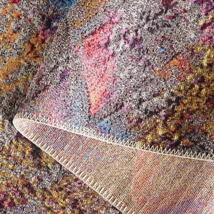 Safavieh Barbados 547 Power Loomed Indoor / Outdoor Rug Grey Purple / Blue Gold BAR547F-9