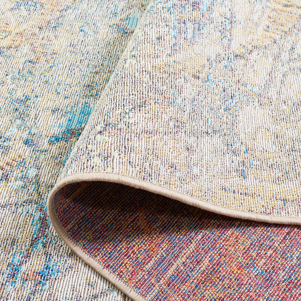 Safavieh Barbados 548 Power Loomed Indoor / Outdoor Rug Ivory Blue / Green BAR548A-9