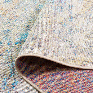 Safavieh Barbados 548 Power Loomed Indoor / Outdoor Rug Ivory Blue / Green BAR548A-5