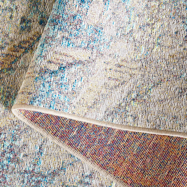 Safavieh Barbados 548 Power Loomed Indoor / Outdoor Rug Ivory Blue / Green BAR548A-9