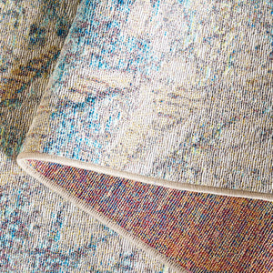 Safavieh Barbados 548 Power Loomed Indoor / Outdoor Rug Ivory Blue / Green BAR548A-5