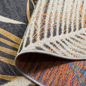 Safavieh Barbados 549 Power Loomed Indoor / Outdoor Rug Black Green / Gold BAR549Z-5