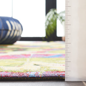 Safavieh Barbados 556 Power Loomed Indoor / Outdoor Rug Black Green / Purple BAR556Z-5