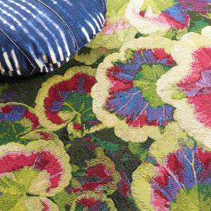 Safavieh Barbados 556 Power Loomed Indoor / Outdoor Rug Black Green / Purple BAR556Z-5