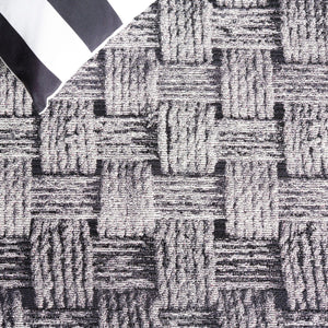 Safavieh Barbados 557 Power Loomed Indoor / Outdoor Rug Black / Ivory BAR557Z-9