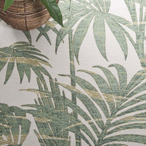 Safavieh Barbados Elegant Ivory And Green Area Rug – Durable Power Loomed Design For Stylish Home Decor Ivory ,Green 76% Polypropylene,23% Polyester 1% Backing Material Bar561a-4