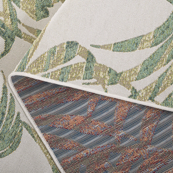 Safavieh Barbados Elegant Ivory And Green Area Rug – Durable Power Loomed Design For Stylish Home Decor Ivory ,Green 76% Polypropylene,23% Polyester 1% Backing Material Bar561a-4