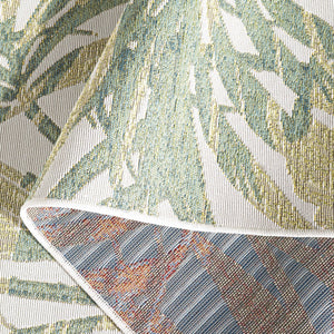 Safavieh Barbados Elegant Ivory And Green Area Rug – Durable Power Loomed Design For Stylish Home Decor Ivory ,Green 76% Polypropylene,23% Polyester 1% Backing Material Bar561a-4