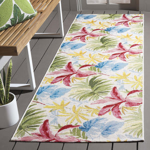 Safavieh Barbados Luxurious Square Area Rug - Elegant Ivory And Green Rust Design, Perfect For Any Space Ivory ,Green Rust 76% Polypropylene,23% Polyester 1% Backing Material Bar562a-5