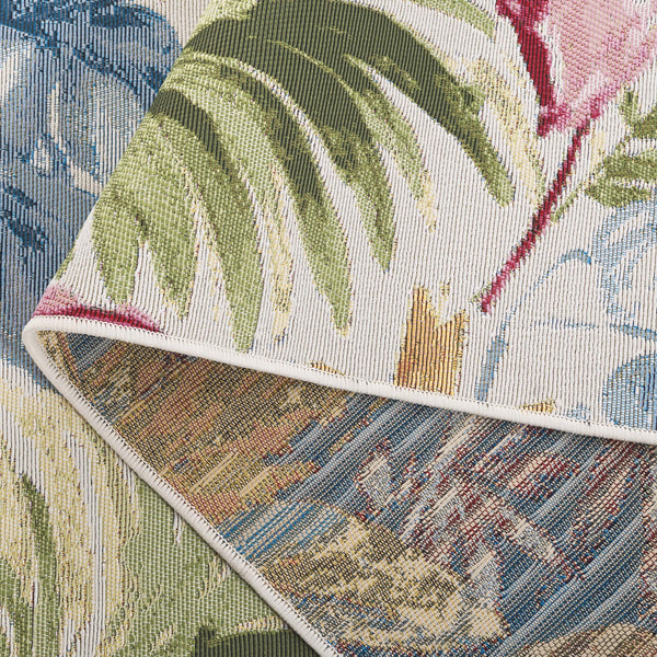 Safavieh Barbados Luxurious Square Area Rug - Elegant Ivory And Green Rust Design, Perfect For Any Space Ivory ,Green Rust 76% Polypropylene,23% Polyester 1% Backing Material Bar562a-5