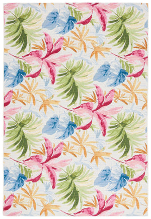 Safavieh Barbados Luxurious Square Area Rug - Elegant Ivory And Green Rust Design, Perfect For Any Space Ivory ,Green Rust 76% Polypropylene,23% Polyester 1% Backing Material Bar562a-5