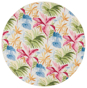 Safavieh Barbados Luxurious Square Area Rug - Elegant Ivory And Green Rust Design, Perfect For Any Space Ivory ,Green Rust 76% Polypropylene,23% Polyester 1% Backing Material Bar562a-5