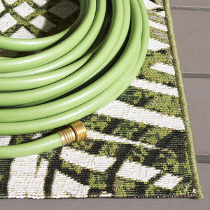 Safavieh Barbados Elegant Square Area Rug In Refreshing Ivory And Green For Luxurious Home Décor Enhancement Ivory ,Green 76% Polypropylene,23% Polyester 1% Backing Material Bar564a-28