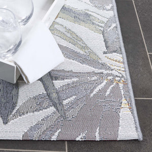 Safavieh Barbados Ionic Poly Rug - Luxurious Chic Design For Indoor & Outdoor Spaces With Durable Comfort Ivory ,Grey Green 76% Polypropylene,23% Polyester 1% Backing Material Bar565a-7sq