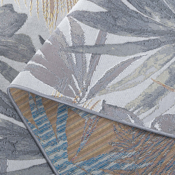 Safavieh Barbados Ionic Poly Rug - Luxurious Chic Design For Indoor & Outdoor Spaces With Durable Comfort Ivory ,Grey Green 76% Polypropylene,23% Polyester 1% Backing Material Bar565a-7sq