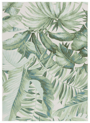 Safavieh Barbados 598 Power Loomed Indoor / Outdoor Rug IIX Green / Teal BAR598Y-9