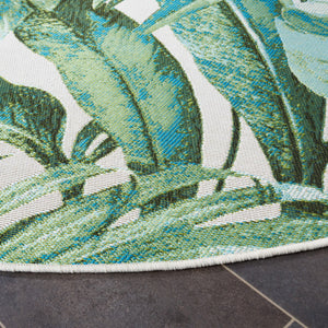 Safavieh Barbados 598 Power Loomed Indoor / Outdoor Rug IIX Green / Teal BAR598Y-9