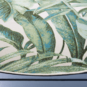 Safavieh Barbados 598 Power Loomed Indoor / Outdoor Rug IIX Green / Teal BAR598Y-9