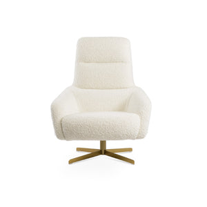 Soho Concept Barcelona Armchair - Premium Wool Upholstery, 10-year Guarantee, Brass/Chrome Finish, Stylish Comfort White,Brass  Soho-concept-dining-chair-12810