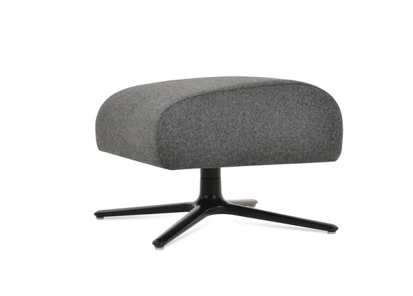 Soho Concept Barcelona Ottoman In Premium Wool & Boucle - Stylish Foot Support With 10-year Guarantee, Made In Turkiye Black,Dark Grey  Soho-concept-dining-chair-12845