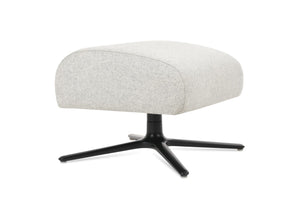 Soho Concept Barcelona Ottoman In Premium Wool & Boucle - Stylish Foot Support With 10-year Guarantee, Made In Turkiye Black,Silver  Soho-concept-dining-chair-12844