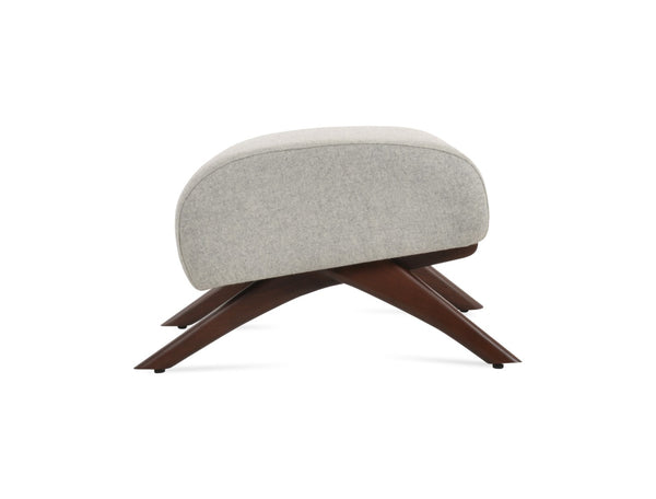 Soho Concept Barcelona Ottoman In Premium Wool & Boucle - Stylish Foot Support With 10-year Guarantee, Made In Turkiye Silver  Soho-concept-dining-chair-12842