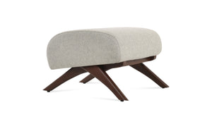 Soho Concept Barcelona Ottoman In Premium Wool & Boucle - Stylish Foot Support With 10-year Guarantee, Made In Turkiye Silver  Soho-concept-dining-chair-12839