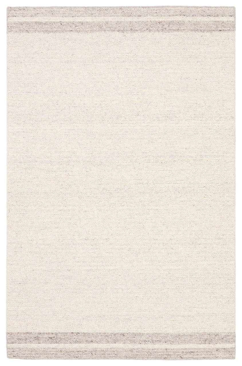 Jaipur Living Bavell Norfolk Bav01 Tufted Handmade 100% Wool Solids Border Indoor Rug Ivory, Tan 100% Wool, 100% Cotton Rug160729