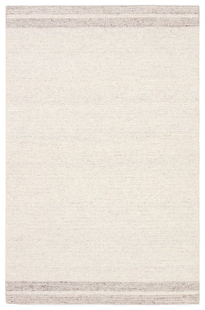 Jaipur Living Bavell Norfolk Bav01 Tufted Handmade 100% Wool Solids Border Indoor Rug Ivory, Tan 100% Wool, 100% Cotton Rug160729